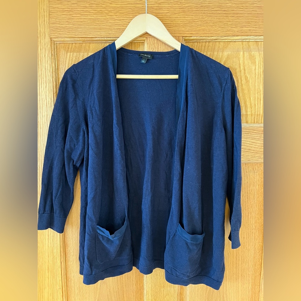 Talbots Navy Blue Women's Cardigan